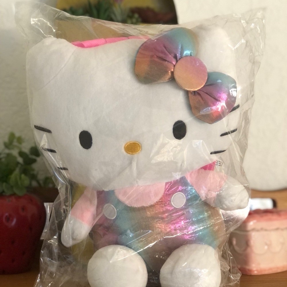 New 14 Inch Hello Kitty plush backpack